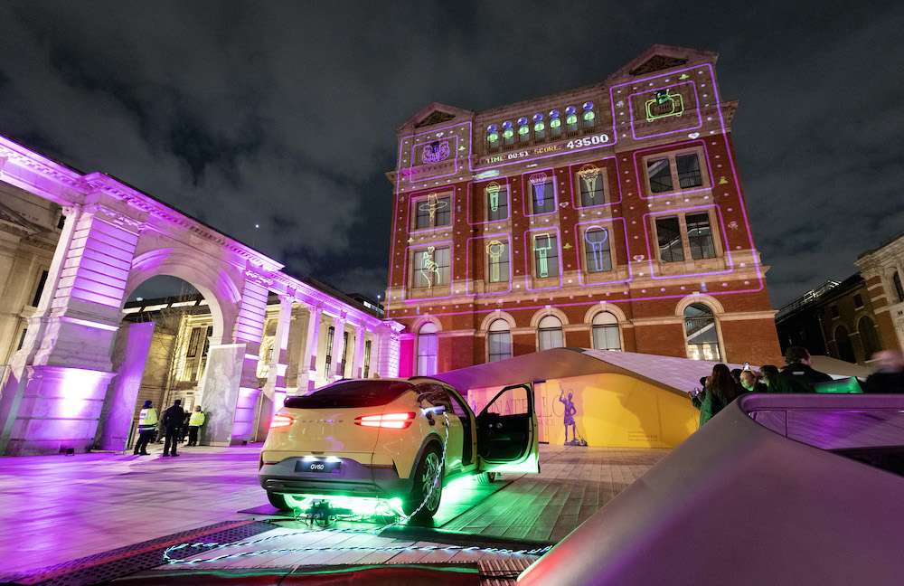 Genesis Car Projection Mapping Projection Game | Motion Mapping